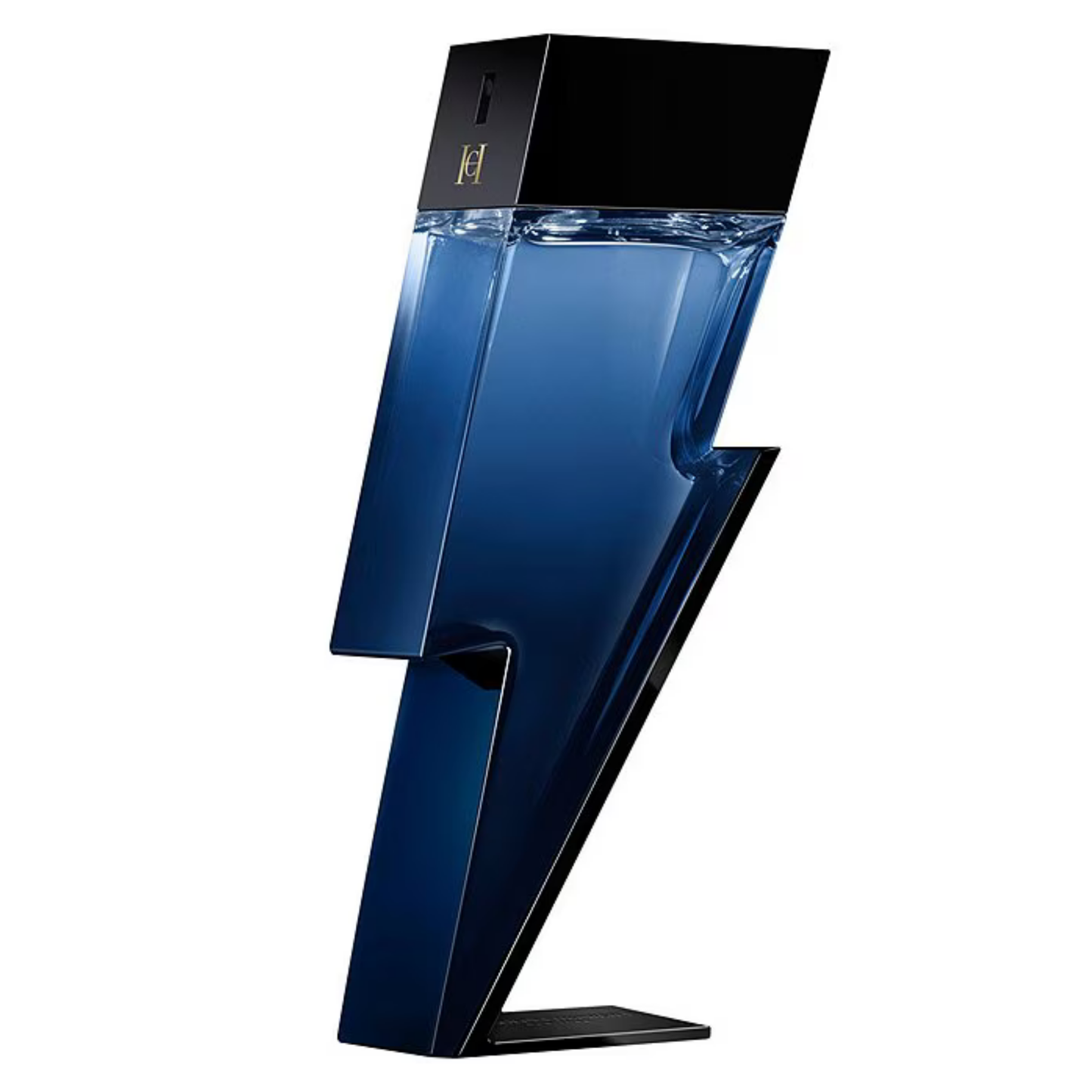 Carolina Herrera Bad Boy cologne in signature black lightning bolt-shaped bottle