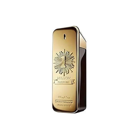 Paco Rabanne 1 Million Parfum cologne in gold with engraved details